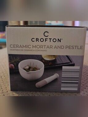 New CROFTON CERAMIC MORTAR AND PESTLEIdeal for crushing, grinding and making pa